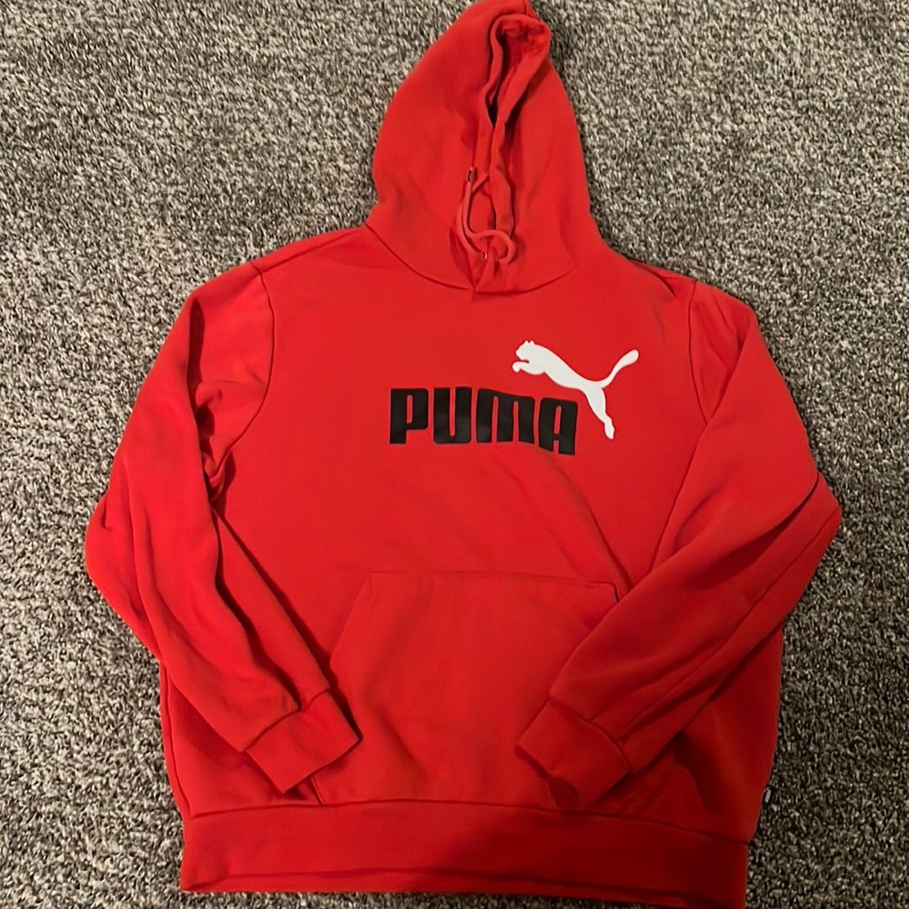Red Puma hoodie
